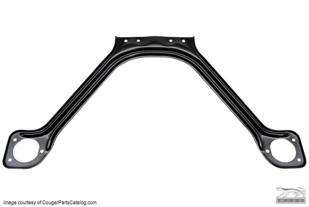 Export Brace - BLACK - PREMIUM - Repro ~ 1967 - 1970 Mercury Cougar / 1967 - 1970 Ford Mustang / Shelby - 11439