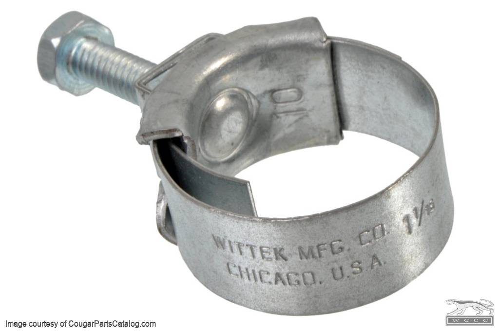 Wittek - 289 - 302 - Tower Hose Clamp Kit - CONCOURS - Date Stamped - SET OF 10 - Repro ~ 1968 Mercury Cougar - 1968 Ford Mustang - 52300