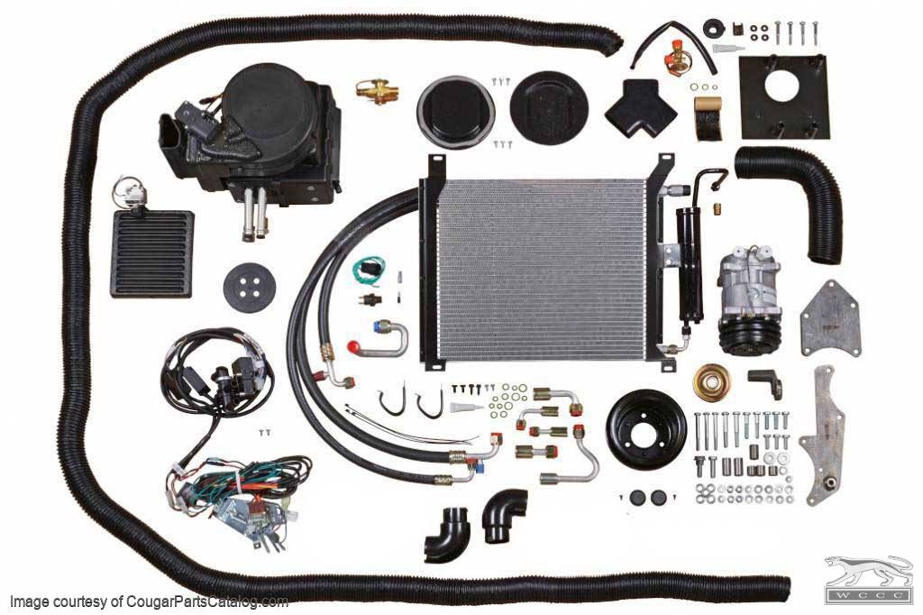 A/C System Complete Repro 1967 1968 Mercury Cougar / 1967