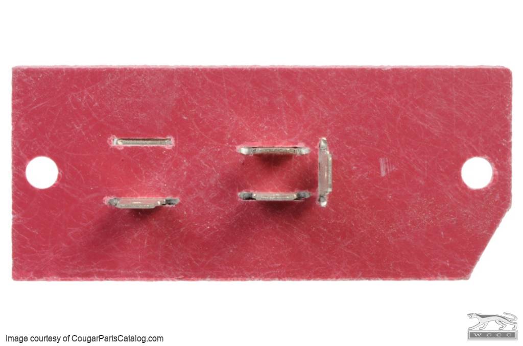 Resistor - Heater Switch to Blower motor - w/o AC - 3 Speed - Repro ~ 1967 - 1968 Mercury Cougar / 1967 - 1968 Ford Mustang - 41585