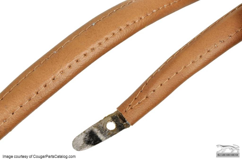Door Pull Straps - XR7 / Lincoln - Saddle - Repro ~ 1969 Mercury Cougar - 10071