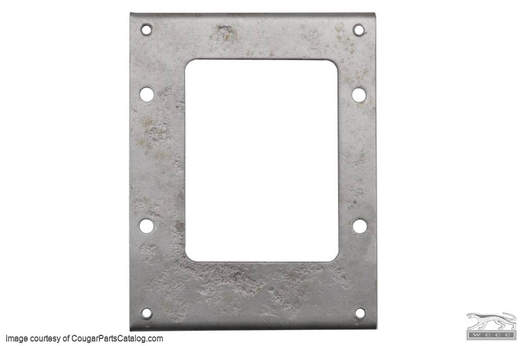 Adapter Plate - Shifter Cover - Used ~ 1967 - 1968 Mercury Cougar / 1967 - 1968 Ford Mustang - 10345
