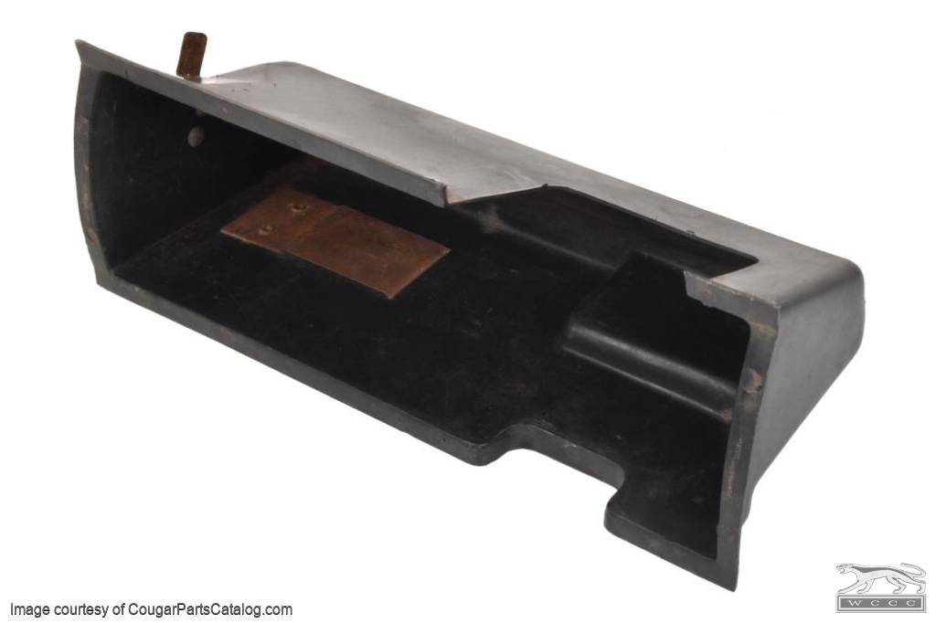 Glove Box Liner - w/ A/C - Used ~ 1969 - 1970 Mercury Cougar / 1969 - 1970 Ford Mustang - 11-0134