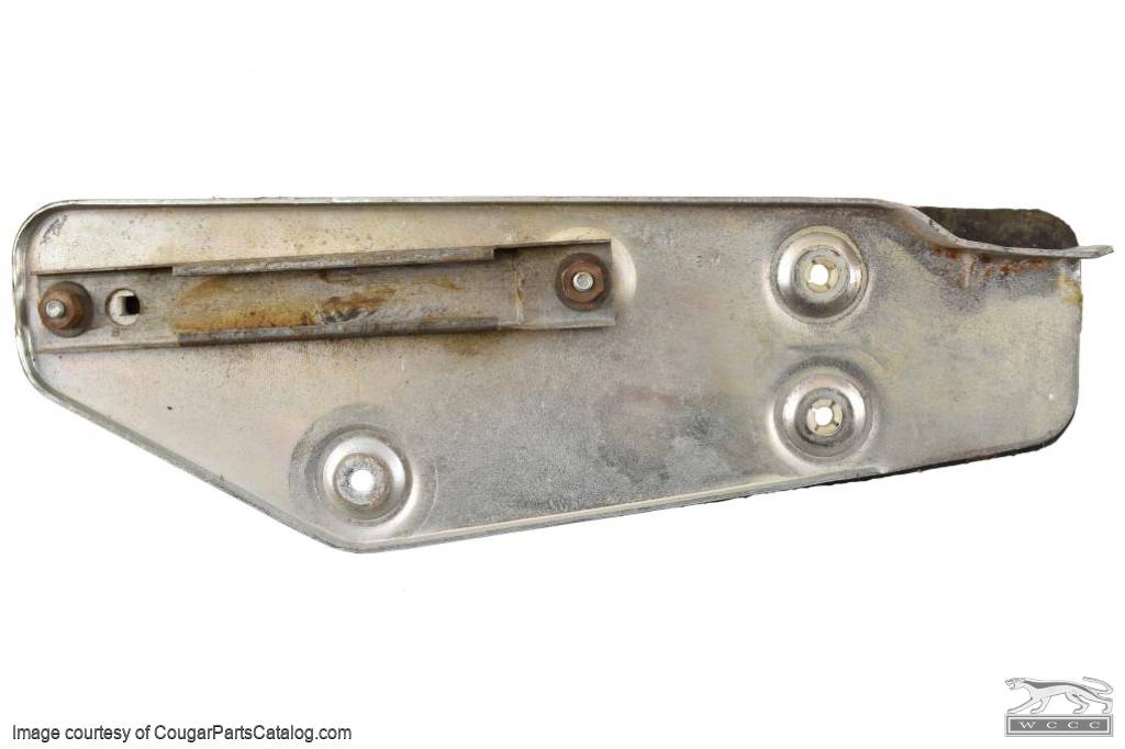 Door Glass - Bolt In - Rear Bracket - Driver Side - Used ~ 1970 Mercury Cougar / 1970 Ford Mustang - 11-0229