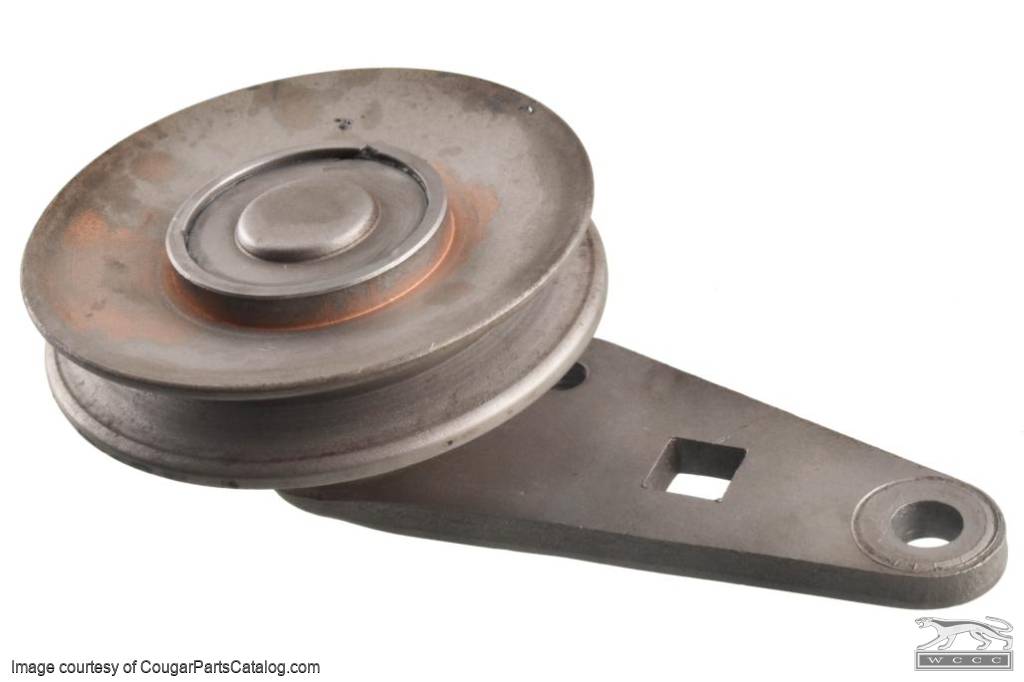 Idler Pulley - Adjustable - w/ New Bearing - Used ~ 1968 - 1969 Mercury Cougar / 1968 - 1969 Ford Mustang - 11-9909