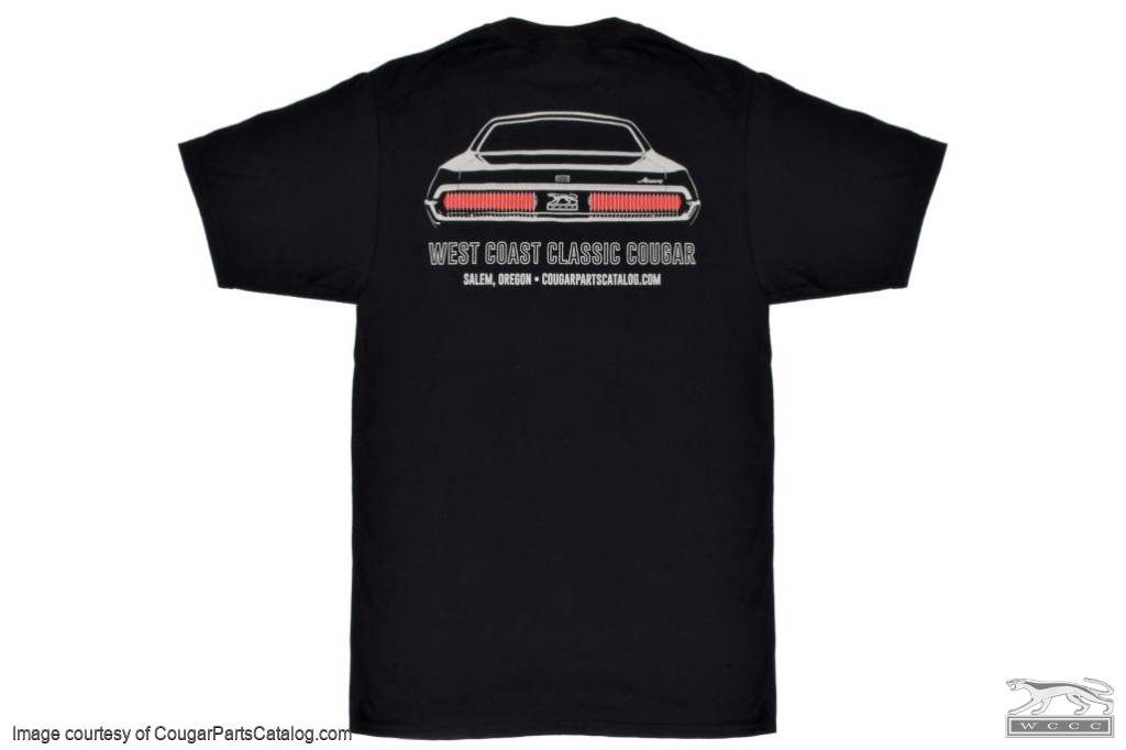 T-Shirt - WCCC Black Edition - Men's 2XL - New ~ 1967 - 1968 Mercury Cougar  - 12-0066