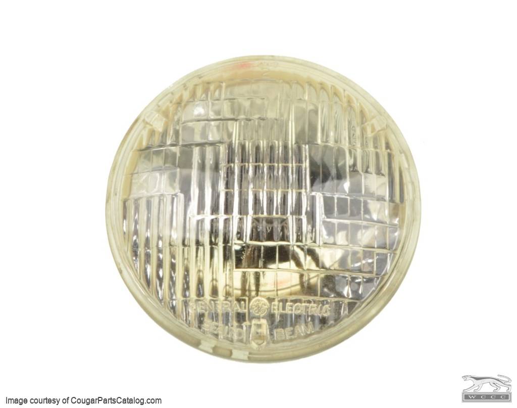 Headlight - Low Beam - 4000 / 4002 - Used ~ 1967 - 1973 Mercury Cougar / 1967 - 1973 Ford Mustang  - 25864