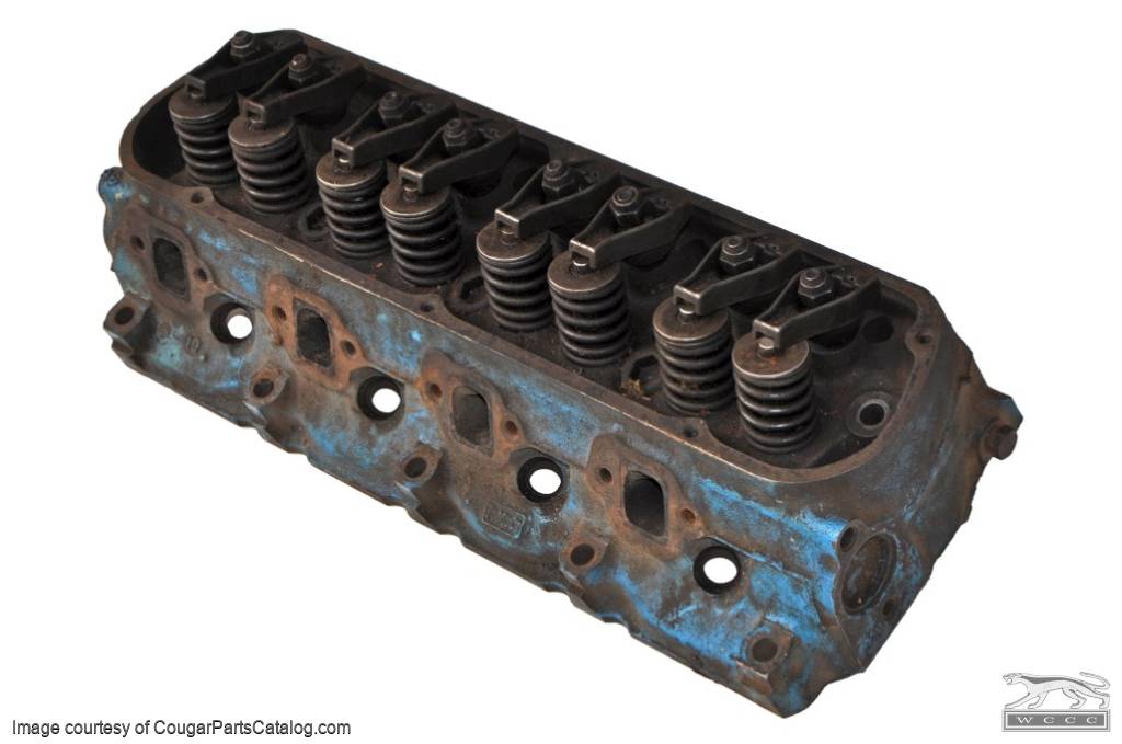 Cylinder Head 289 - No Smog - Used ~ 1967 Mercury Cougar / 1966 - 1967 Ford Mustang - 12323
