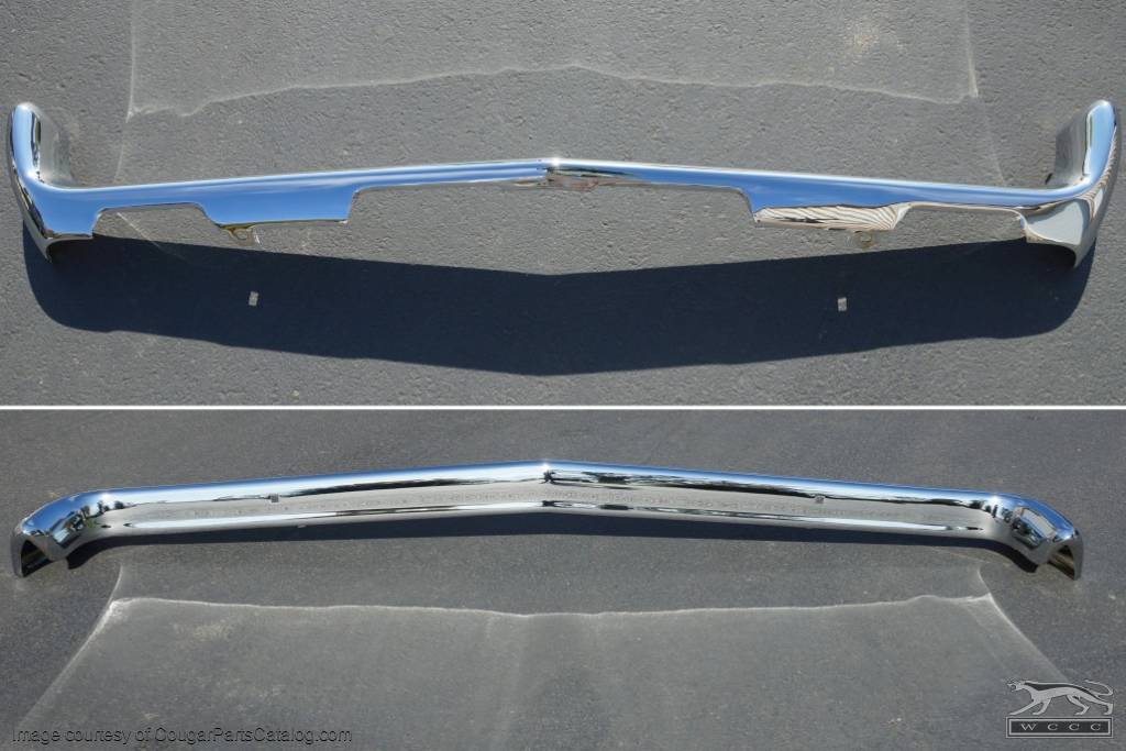 Bumper - Front - With Impact Strip - PRE-SEND CORE - Restored ~ 1973 Mercury Cougar - 12612