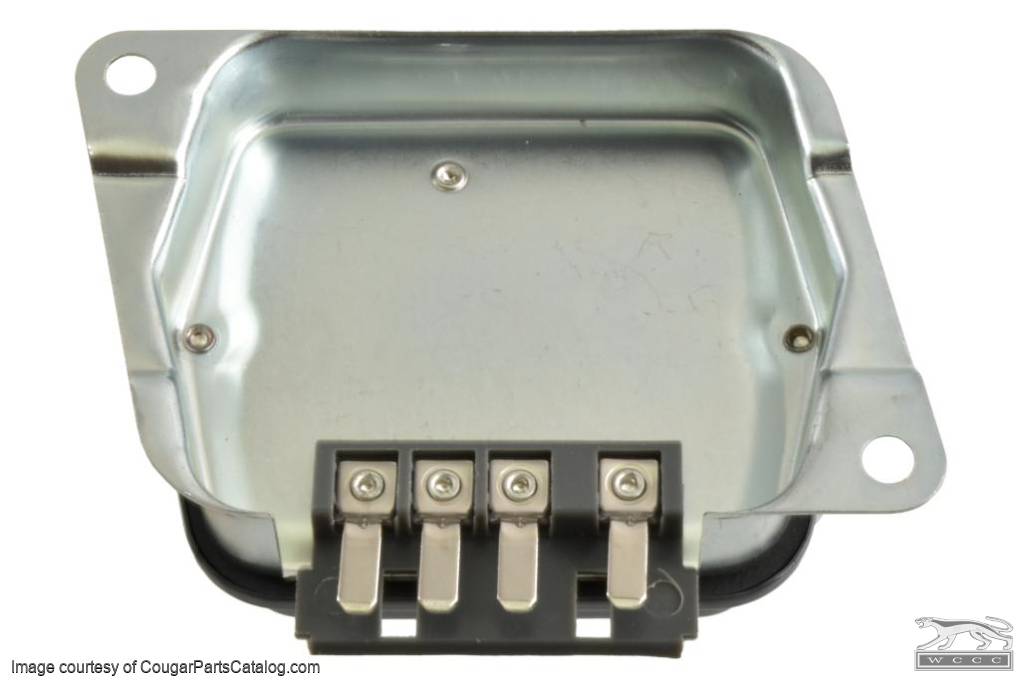 Voltage Regulator - Electronic - Repro ~ 1967 - 1973 Mercury Cougar / 1967 - 1973 Ford Mustang - 13135