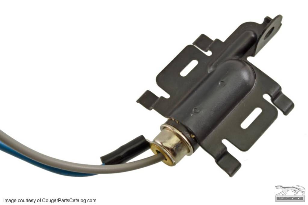 Socket and Wiring - Shift Indicator Light - Center Console - Automatic - Repro ~ 1968 Mercury Cougar / 1968 Ford Mustang - 14078