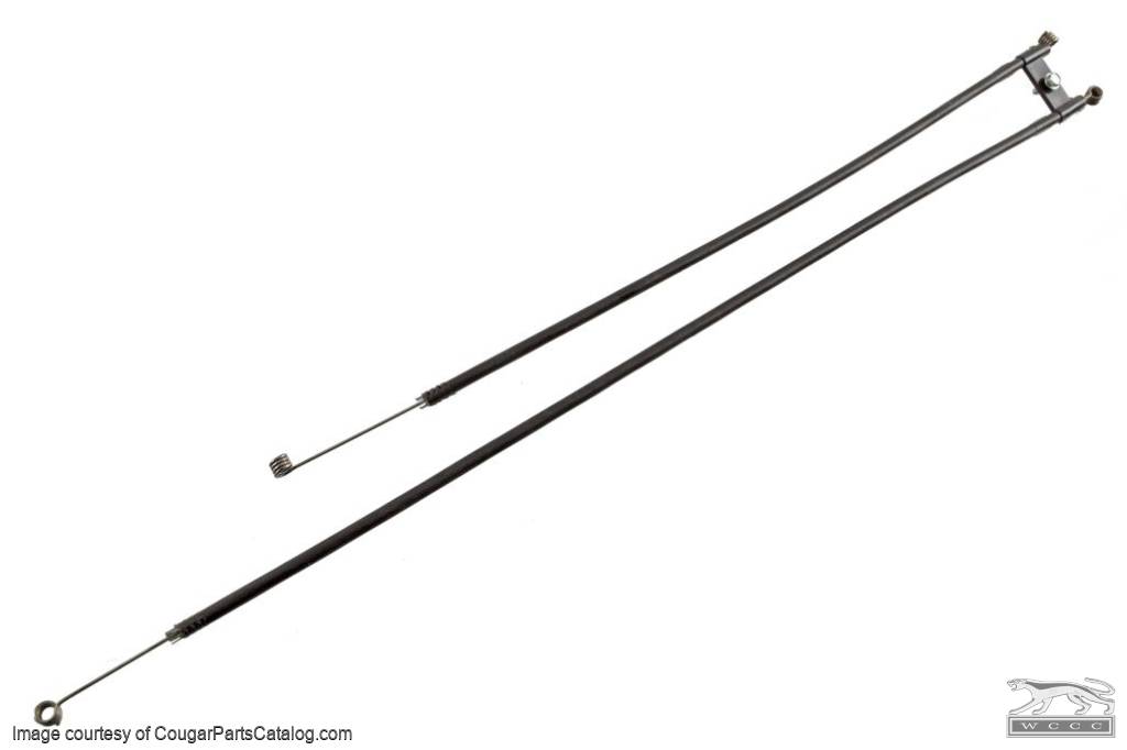 Cable Assembly - Heater - without A/C - NOS ~ 1969 - 1973 Mercury Cougar / 1969 - 1973 Ford Mustang - 14365