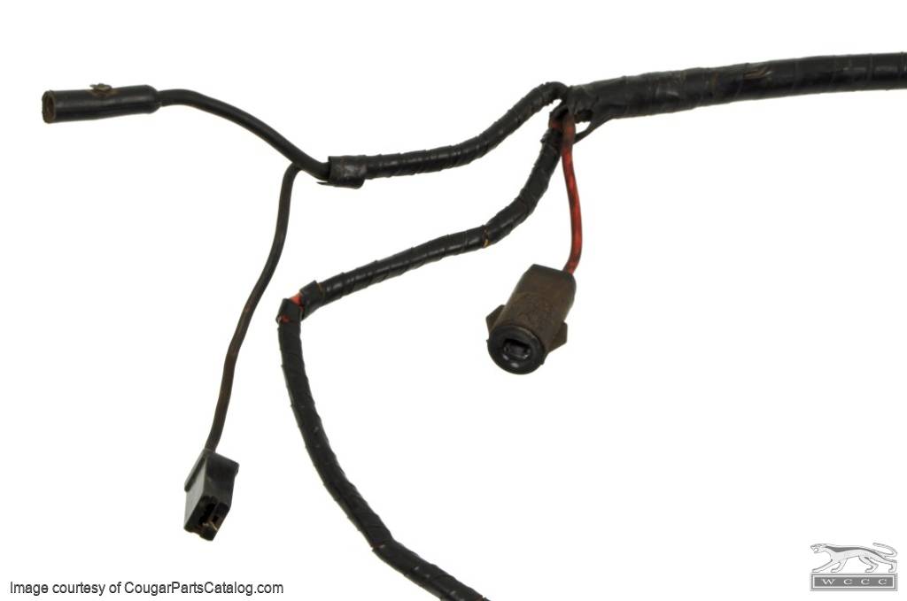 Wire Assembly - Dash to Engine Gauge Feed and A/C Clutch Feed - 351C - Used ~ 1973 Mercury Cougar / 1973 Ford Mustang - 16787