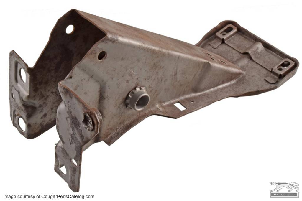 Support Bracket - Brake Pedal - Power - Disc / Drum - Used ~ 1967 - 1968 Mercury Cougar / 1967 - 1968 Ford Mustang - 19113
