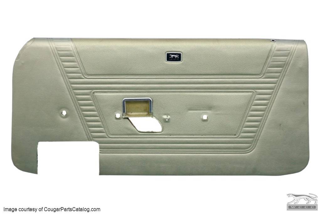 Door Panels - Standard - Grade A - PAIR - Used ~ 1969 Mercury Cougar - 19472