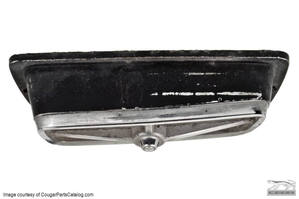Bezel - Turn Signal / Parking Light - Front - Driver Side - Used ~ 1969 - 1970 Mercury Cougar / Mach I / Shelby - 20439