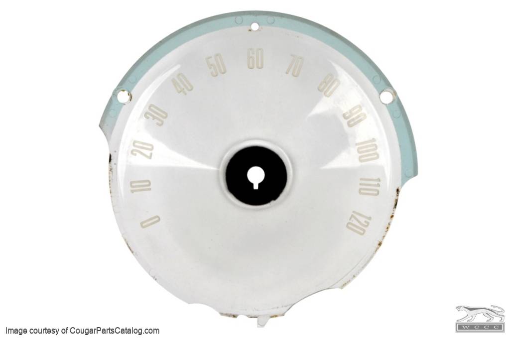 Lens - Speedometer - Standard - Used ~ 1967 - 1968 Mercury Cougar - 21-0069
