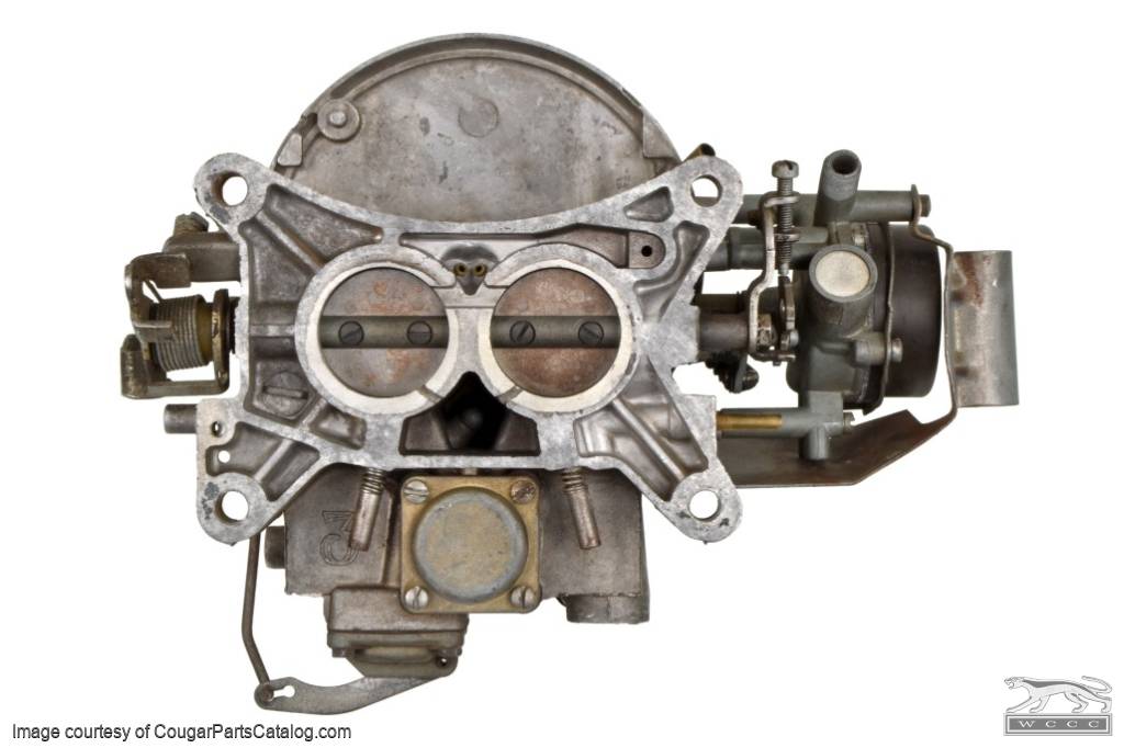 Carburetor - Autolite 2100 - 289-2V - C7DF-E - Core ~ 1967 Mercury Cougar / 1967 Ford Mustang - 24026