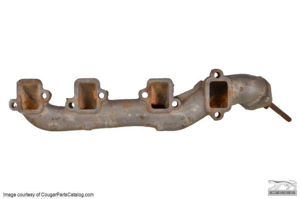 Exhaust Manifold - 390 / 427 GT-E - Passenger Side - Used ~ 1967 - 1968 Mercury Cougar / 1967 - 1968 Ford Mustang - 24045