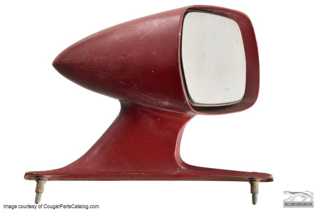 Side View Mirror - Sport - Passenger Side - Eliminator - Used ~ 1970 Mercury Cougar - 25034