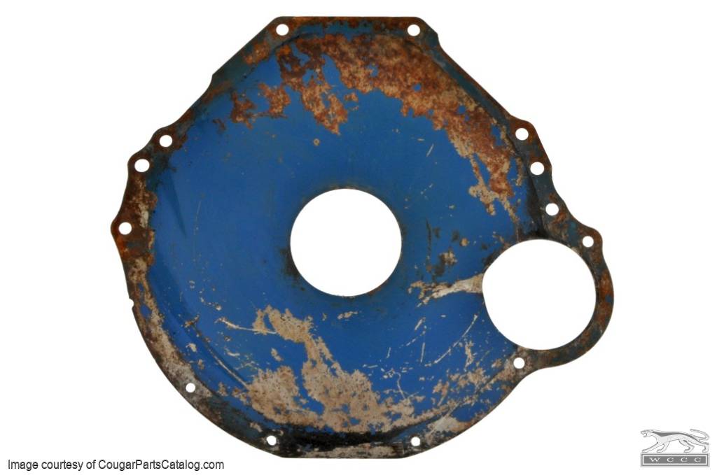 Spacer Plate - Engine Block - Manual - 289 / 302 / 351 - 164 Tooth - Used ~ 1968 - 1973 Mercury Cougar / 1968 - 1973 Ford Mustang - 25088
