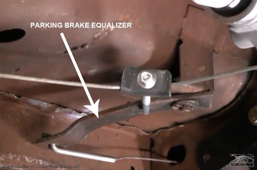 Equalizer Lever - Emergency Brake / Parking Brake - Used ~ 1967 - 1968 Mercury Cougar / 1967 - 1968 Ford Mustang - 30058