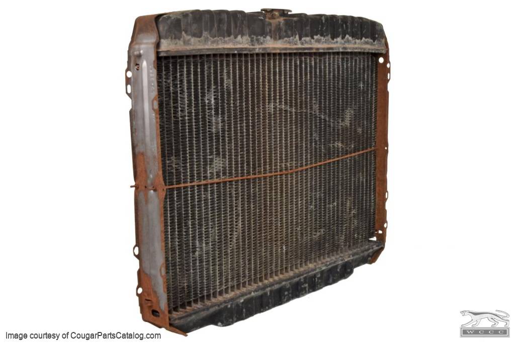 Radiator - 24 Inch - 351W - Auto - Core ~ 1969 Mercury Cougar / 1969 Ford Mustang - 30227