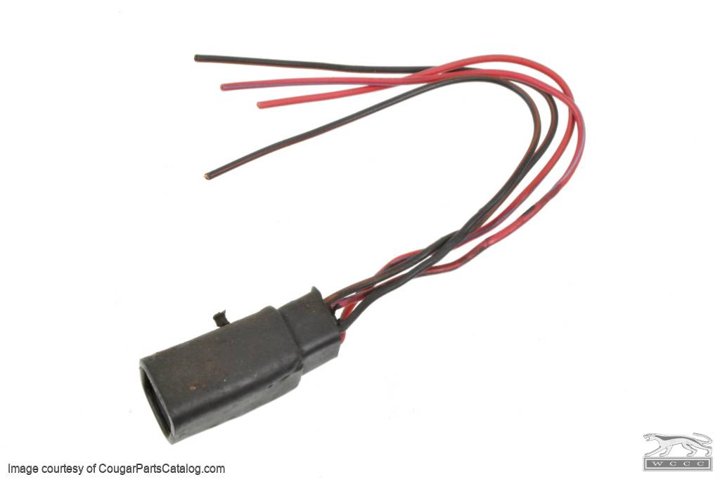 Wiring Pigtail - Under Dash Wiring Harness to Neutral Safety Switch - Used ~ 1969 Mercury Cougar  - 30411