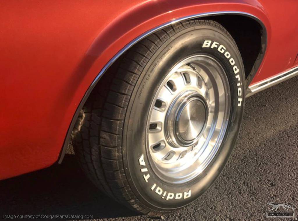 Legendary Eliminator Wheel - 15 X 7 - Silver Center - Repro ~ 1967 - 1973 Mercury Cougar / 1967 - 1973 Ford Mustang / Torino - 30525