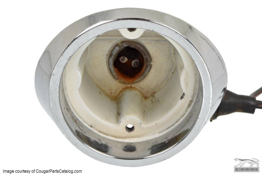 1968 Corvette C3 Back Up Light Housing Assembly - New, USA Made, Lectric Limited 93963291