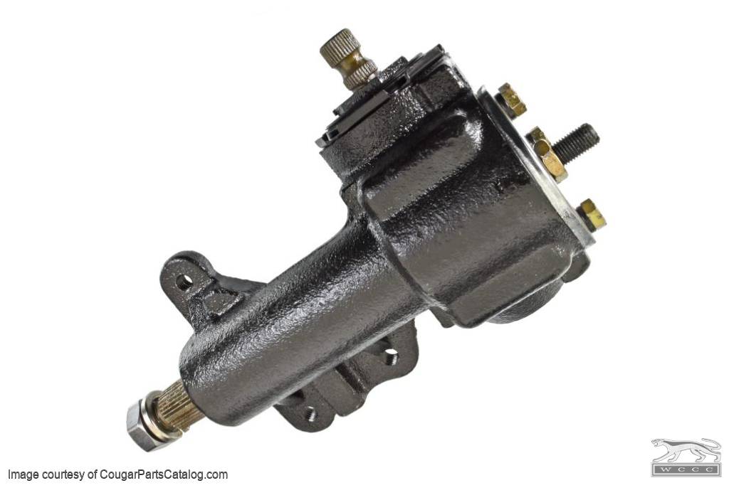 Steering Gear Box - Short Shaft - SMB-C - 1 Inch Sector w/ Short Shaft - Repro ~ EARLY 1967 Mercury Cougar / EARLY 1967 Ford Mustang - 31001