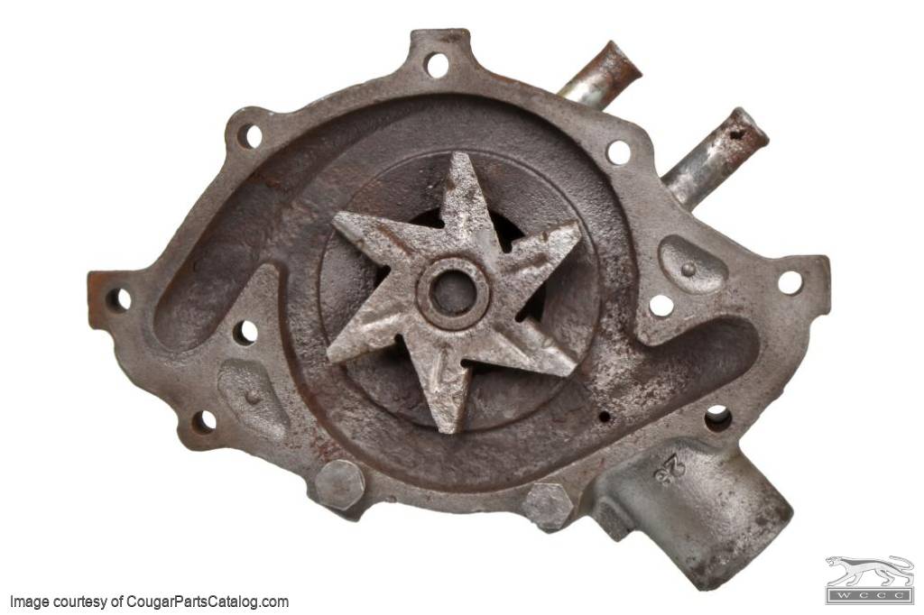 FORD WINDSOR ALLOY LATE WATER PUMP 69-ON 289 302 351 LH W/ BACKING PLATE 
