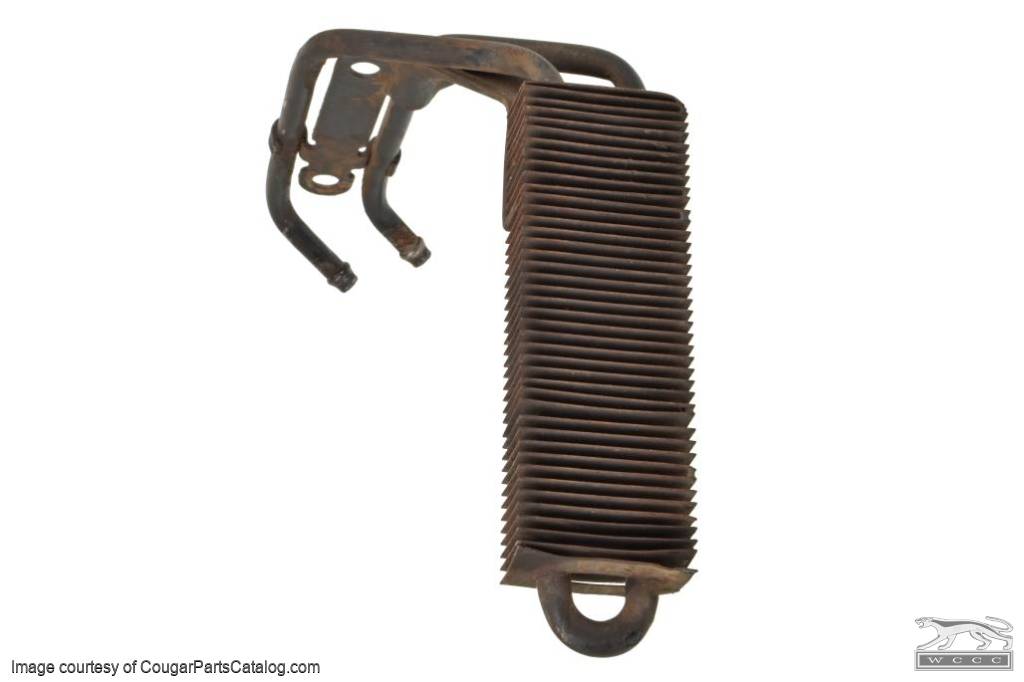 Power Steering Oil Cooler - with A/C - Used ~ 1971 - 1973 Mercury Cougar / 1971 - 1973 Ford Mustang - 31118