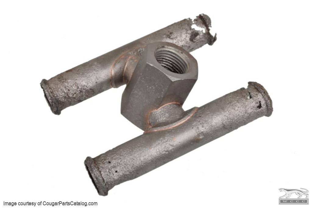 Water Tube Connector - EGR Thermal Control - Grade C - Used ~ 1973 Mercury Cougar / 1973 Ford Mustang - 31541