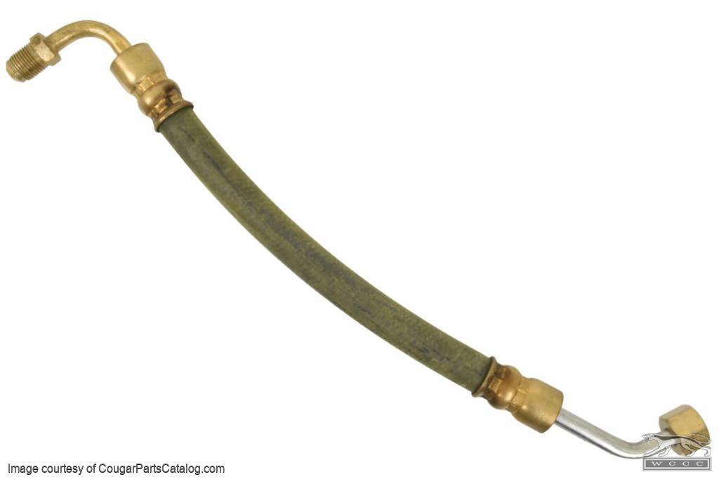 Power Steering Hose - Upper High Pressure - 390 - CONCOURS - Repro ~ 1967 Mercury Cougar / 1967 Ford Mustang - 31890
