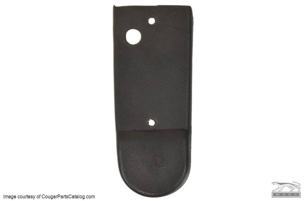 Bracket Cover - Bench Seat - Passenger Side - Used ~ 1967 - 1969 Mercury Cougar / 1965 - 1969 Ford Mustang - 31942