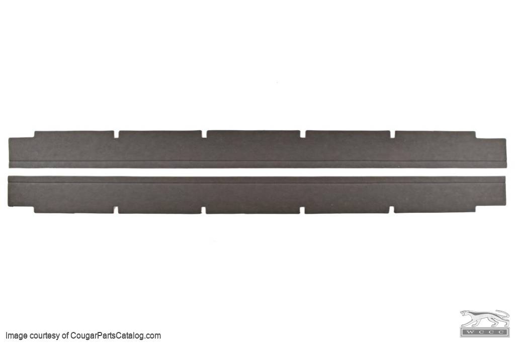 Backer Board - Sill Plate - PAIR - Repro ~ 1971 - 1973 Mercury Cougar / 1971 - 1973 Ford Mustang - 32435