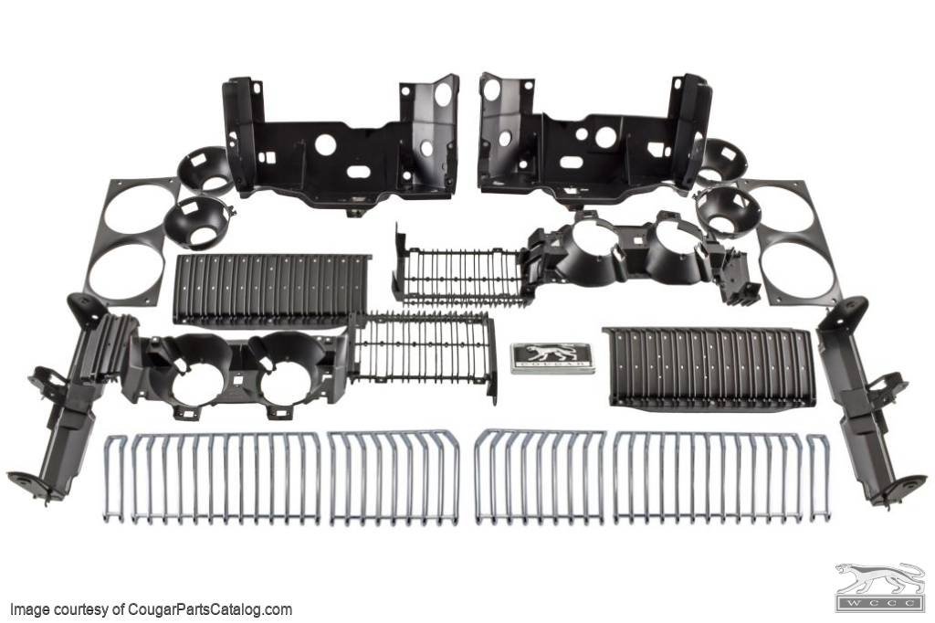 Dash Pad Overlay Repair Kit - New ~ 1967 - 1968 Mercury Cougar ( 1967  Mercury Cougar, 1968 Mercury Cougar ) at West Coast Classic Cougar :: The  Definitive 1967 - 1973 Mercury Cougar Parts Source