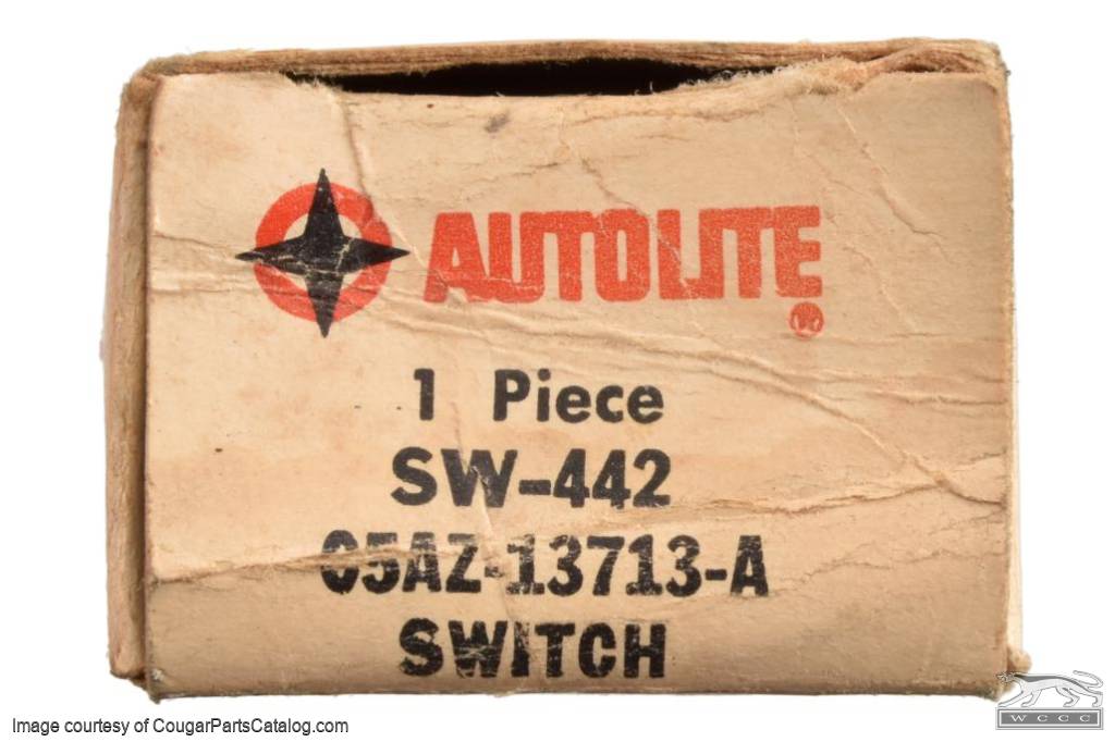 Switch - Courtesy Light - Door Jamb - 3/4 Inch - NOS ~ 1967 Mercury Cougar / 1967 Ford Mustang - 32725