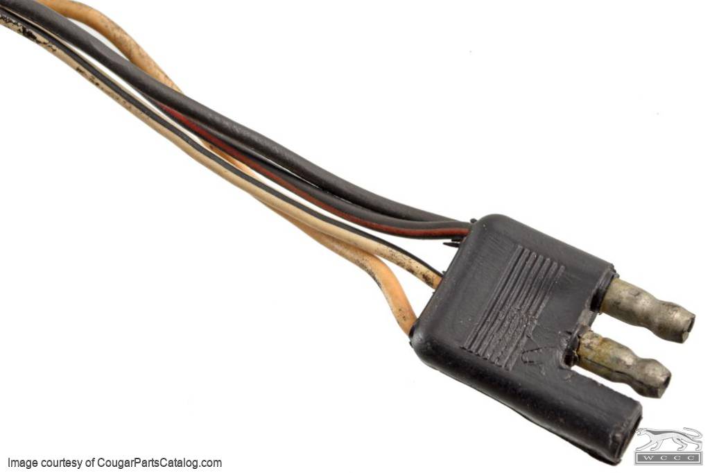 Wiring Pigtail - Under Hood harness to Alternator Harness - Used ~ 1967 - 1968 Mercury Cougar  - 32818