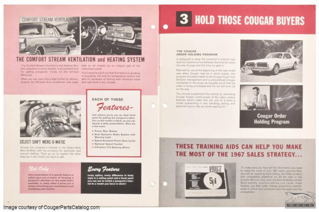 1967 Mercury Dealer Sales Strategy Book - Year of Promise - NOS ~ 1967 ...