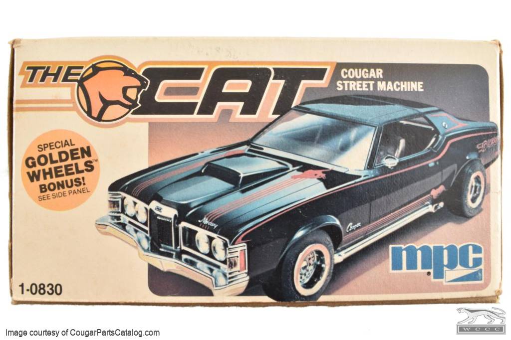 1973 Mercury Cougar model Kit - "The Cat" - MPC # 1-0830 - Open Box - Used ~ 1973 Mercury Cougar  - 33062