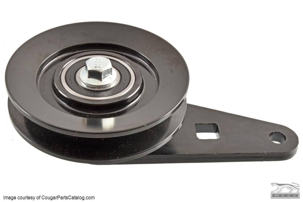 Idler Pulley - Adjustable - Repro ~ 1968 - 1973 Mercury Cougar / 1968 - 1973 Ford Mustang - 33322
