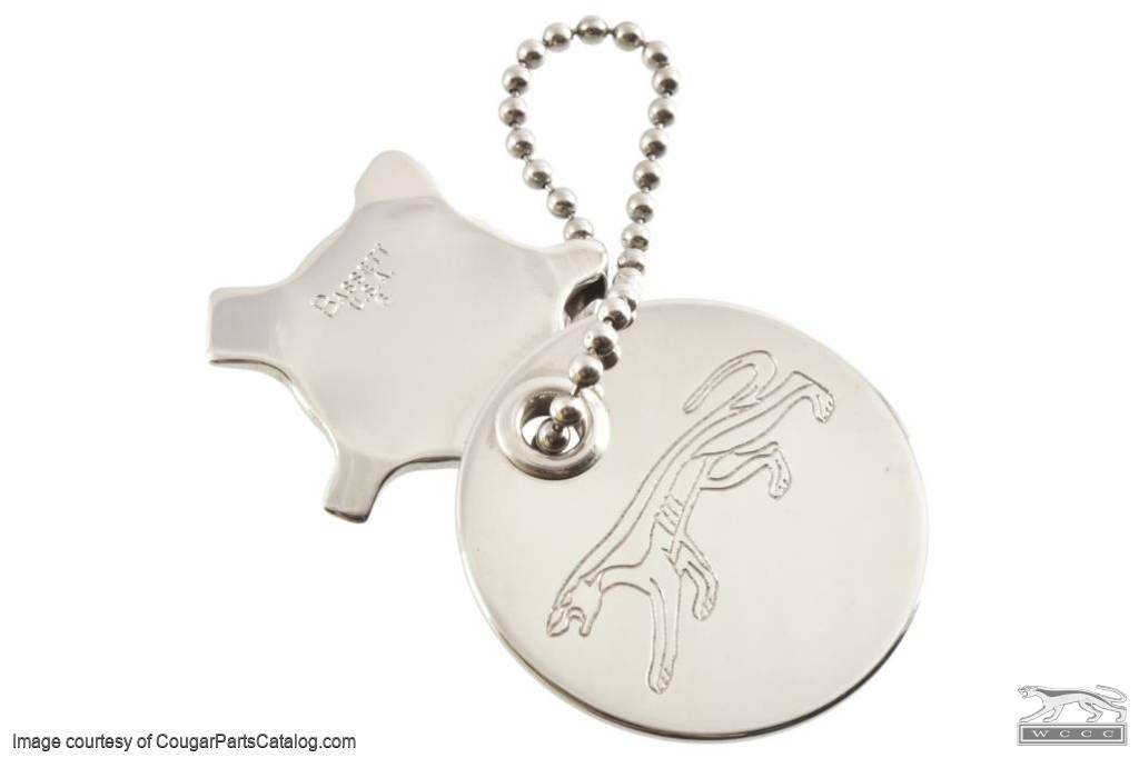 Cougar Mercury Keychain – Metal Car Key Ring For 1967-2002 Cougar Models