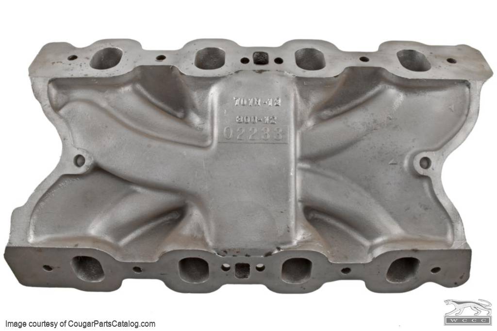 Oil Pan For 1970-1973 Ford Mustang With 351C Engine – Blue Finish, Includes Drain Plug