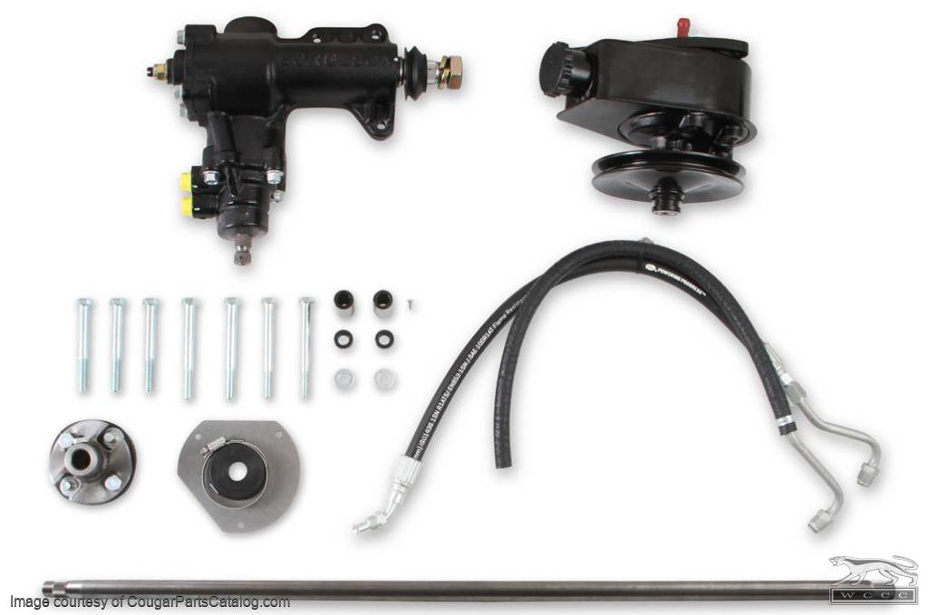 CPP 400 Series Power Steering Gearbox Conversion Kit For 1967-1970 Ford Mustang (6770PSK-SB)