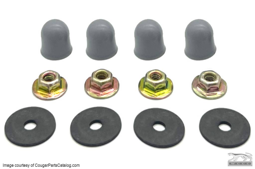 Installation Kit Rear Side Markers Repro 1970 Mercury Cougar