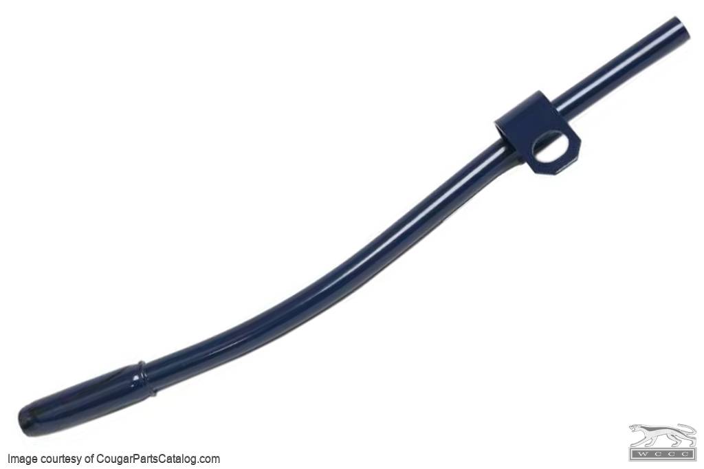 Milodon Stainless Steel Dipstick For Ford 390/428 Engines | Billet CNC Machined With Braided Hose