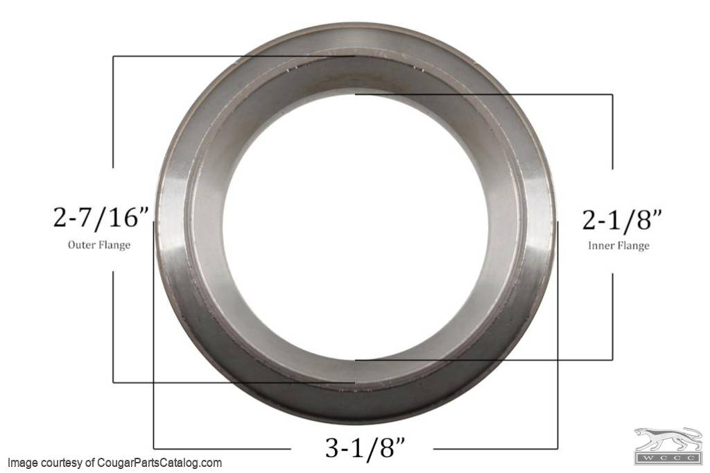 Donut / Exhaust Pipe Flange Gasket - Each - 428CJ - Concours - EACH - Repro ~ 1968 - 1970 Mercury Cougar / 1968 - 1970 Ford Mustang - 41711