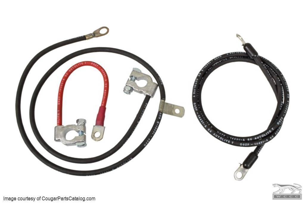 Mustang Battery Cables 1967 Marti Auto Works